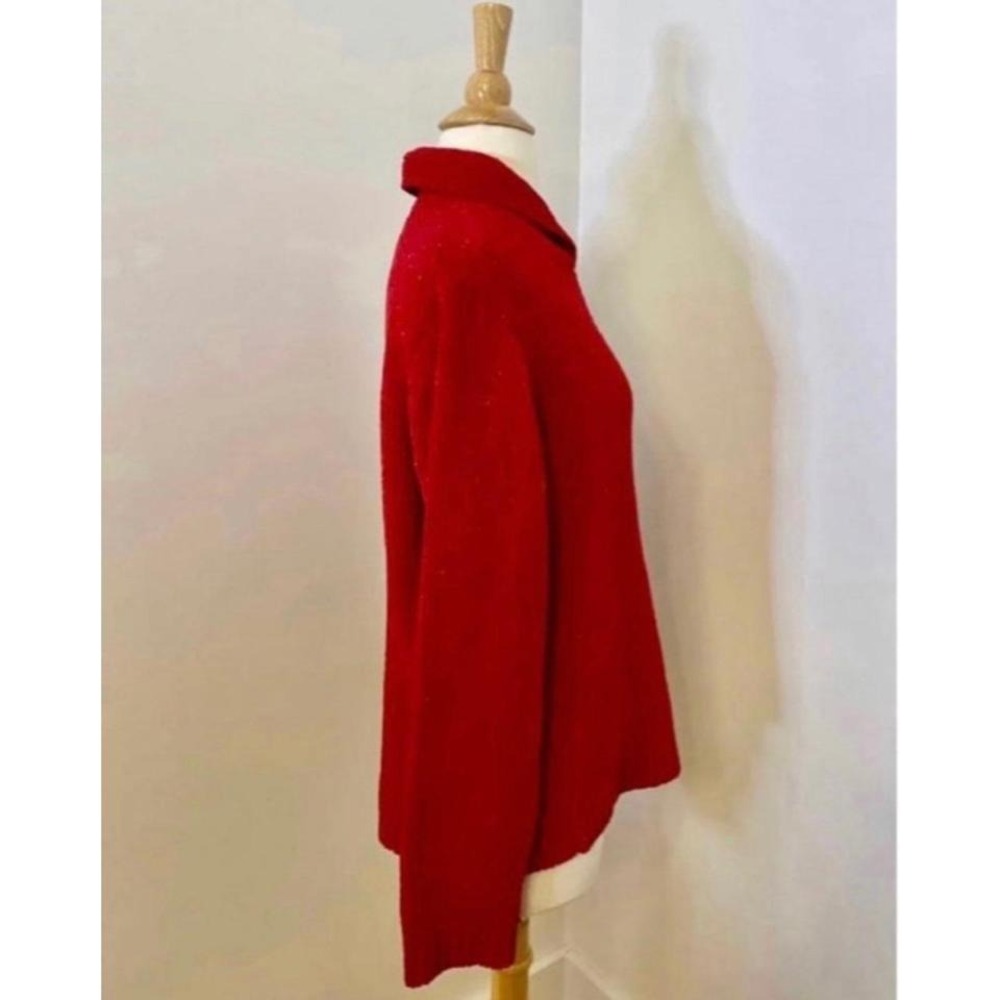 Basic Editions Sparkly Red‎ Sweater - Picture 5 of 6